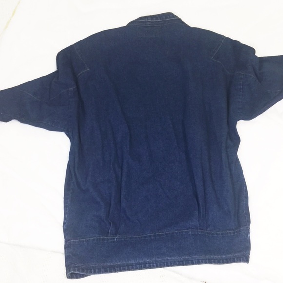 »—Coachella—» Stylish Metal Studded Denim Jacket w/Oversized Fit Vintage - Picture 6 of 16